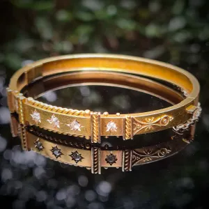 Antique Diamond Set Bangle