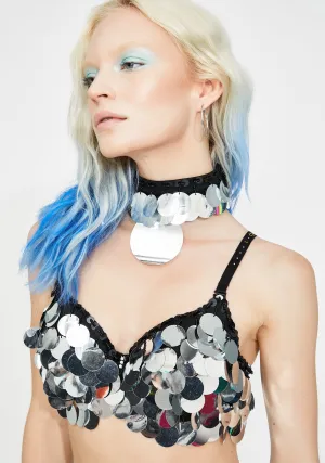 Babi Disco Sequin Choker