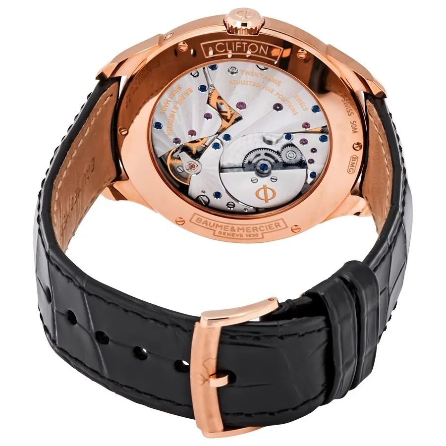 Baume et Mercier Clifton Automatic 18kt Rose Gold Perpetual Calendar Watch MOA10306