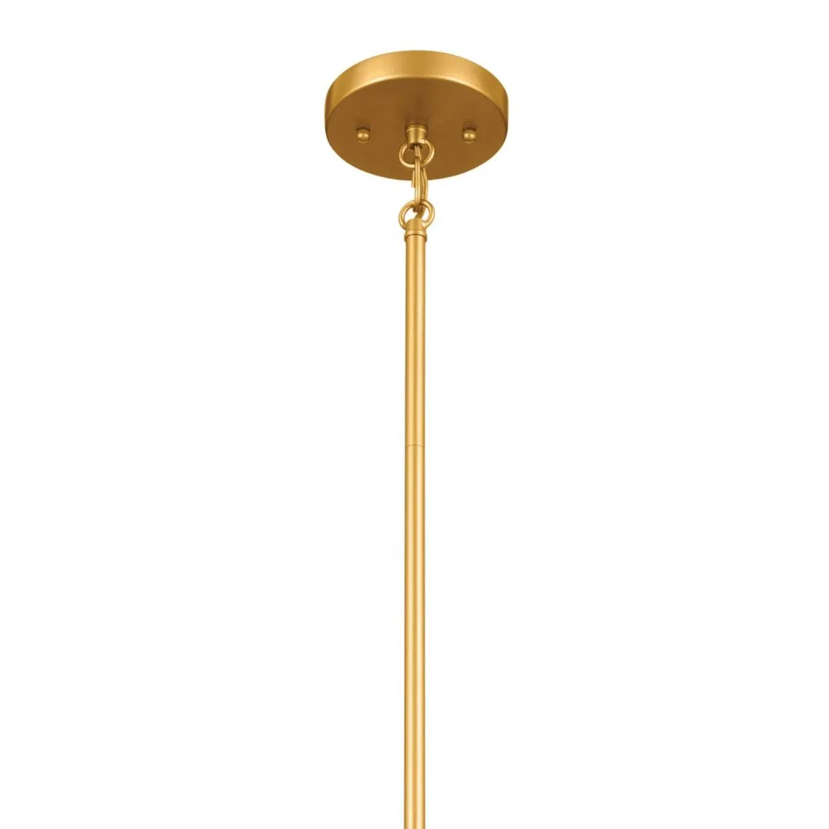 Birkleigh 14 in. 3 Lights Convertible Pendant/Semi Flush Mount Light Gold finish