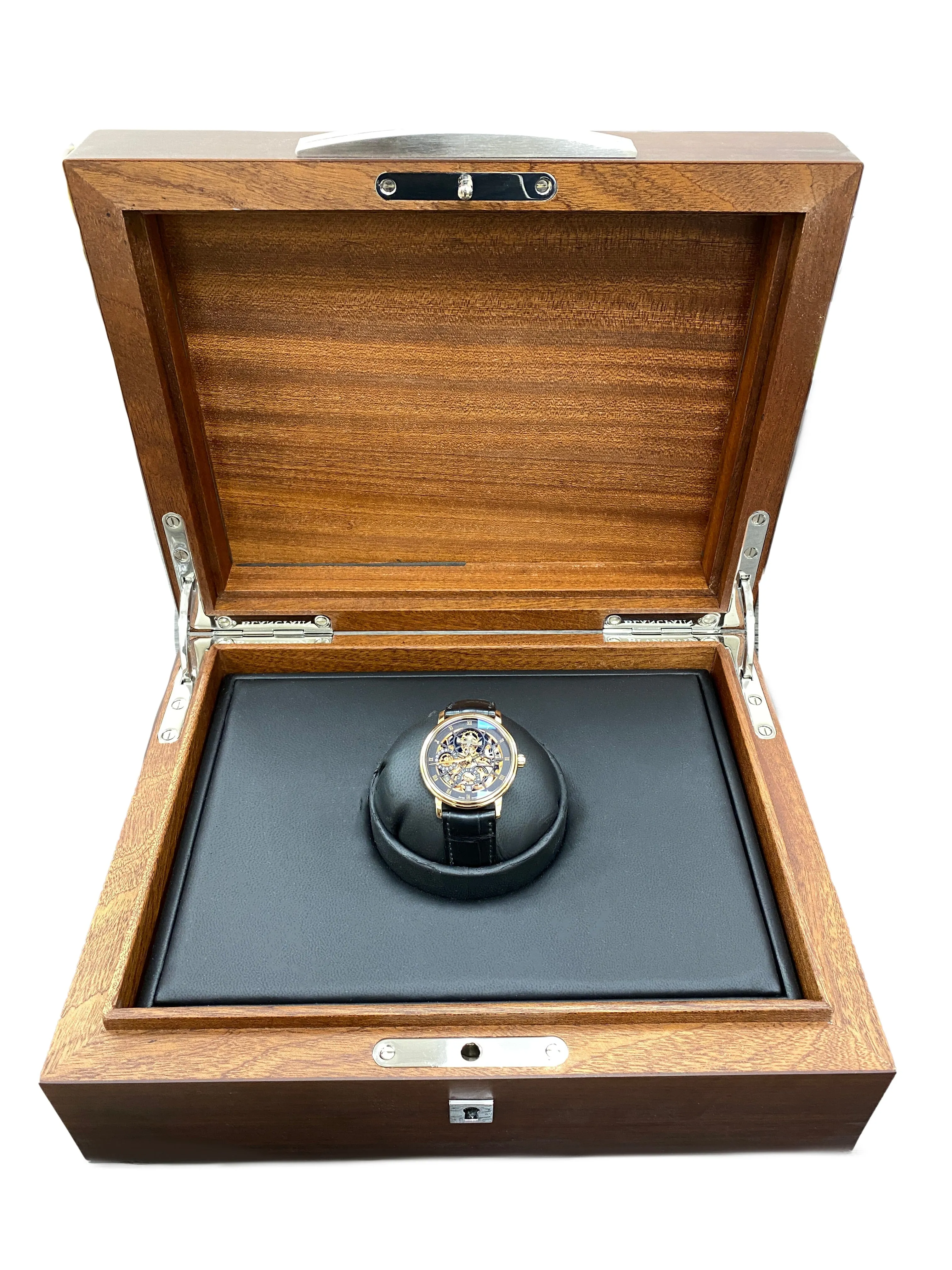 Blancpain Villeret Tourbillon 6025AS-3630-55 Mens Watch Box Papers