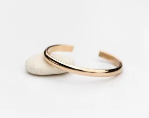 Bold Wanderlust Gold Bangle Cuff Bracelet