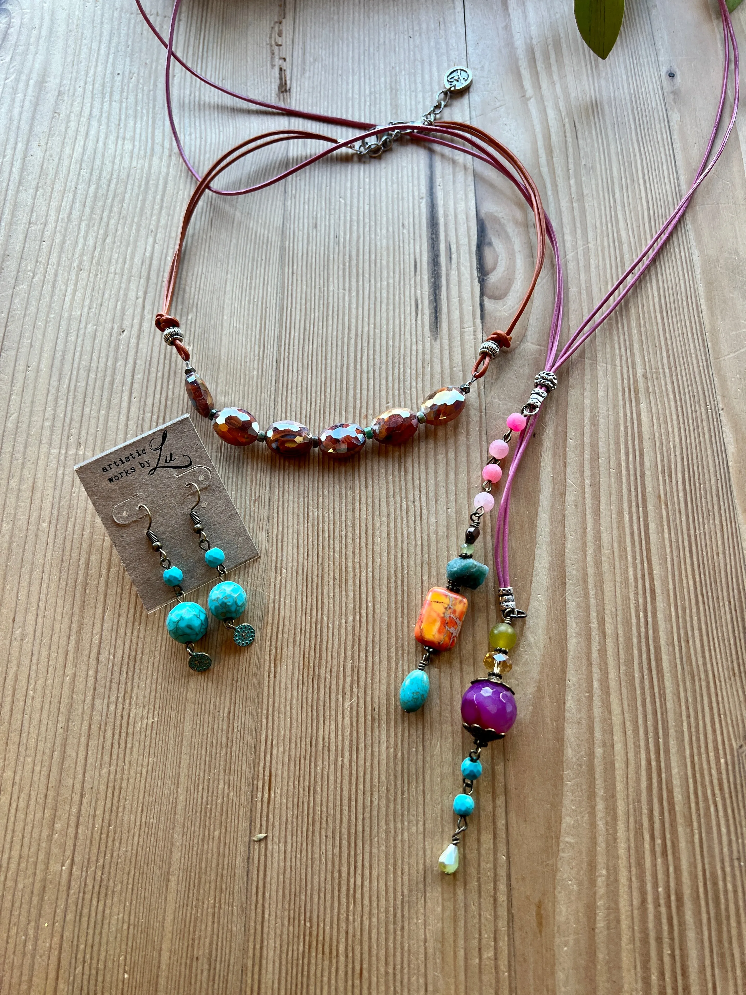 Bossy Brights Lariat Necklace