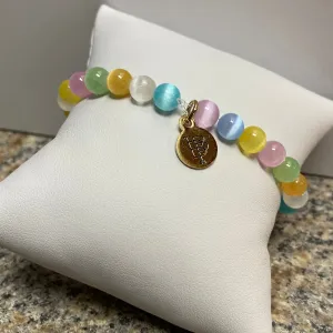 Bourbon & Boweties - Pastel Bead Stretch Bracelet
