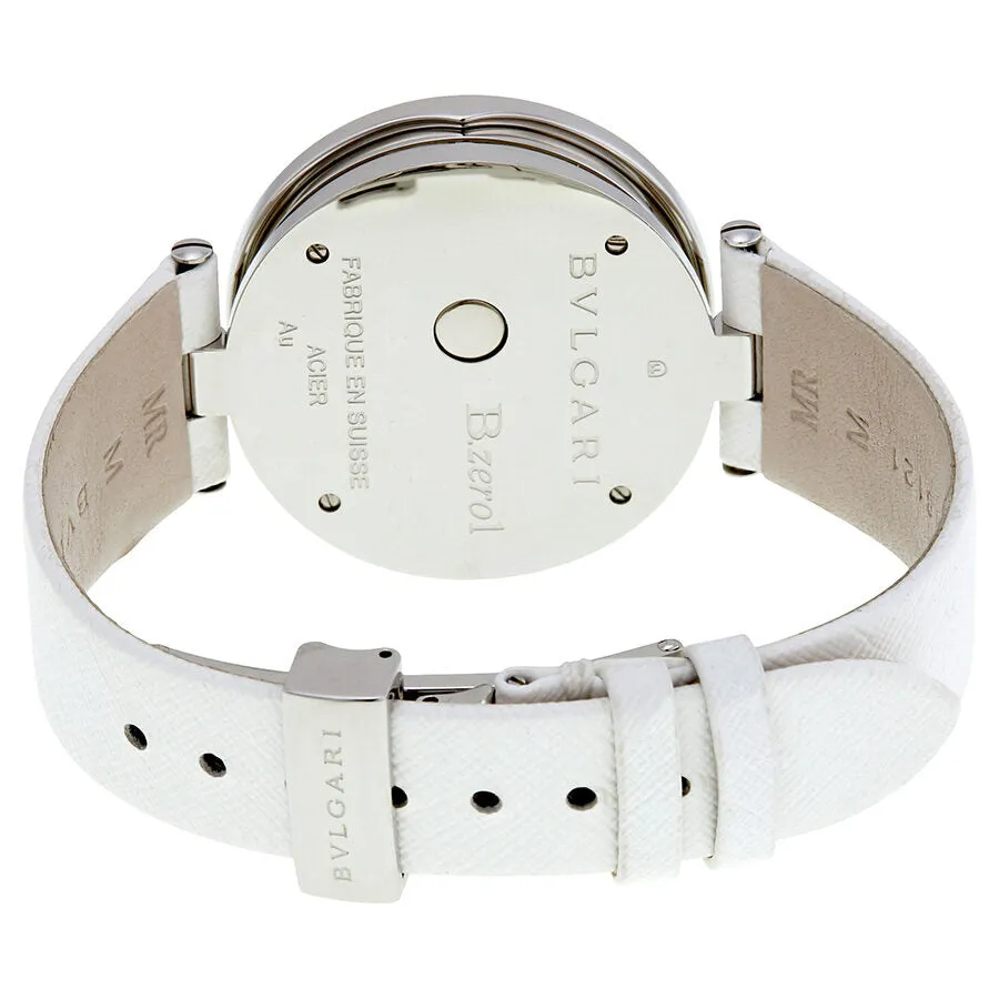 Bvlgari B. Zero1 White Dial18kt Rose Gold Ladies Watch 101737
