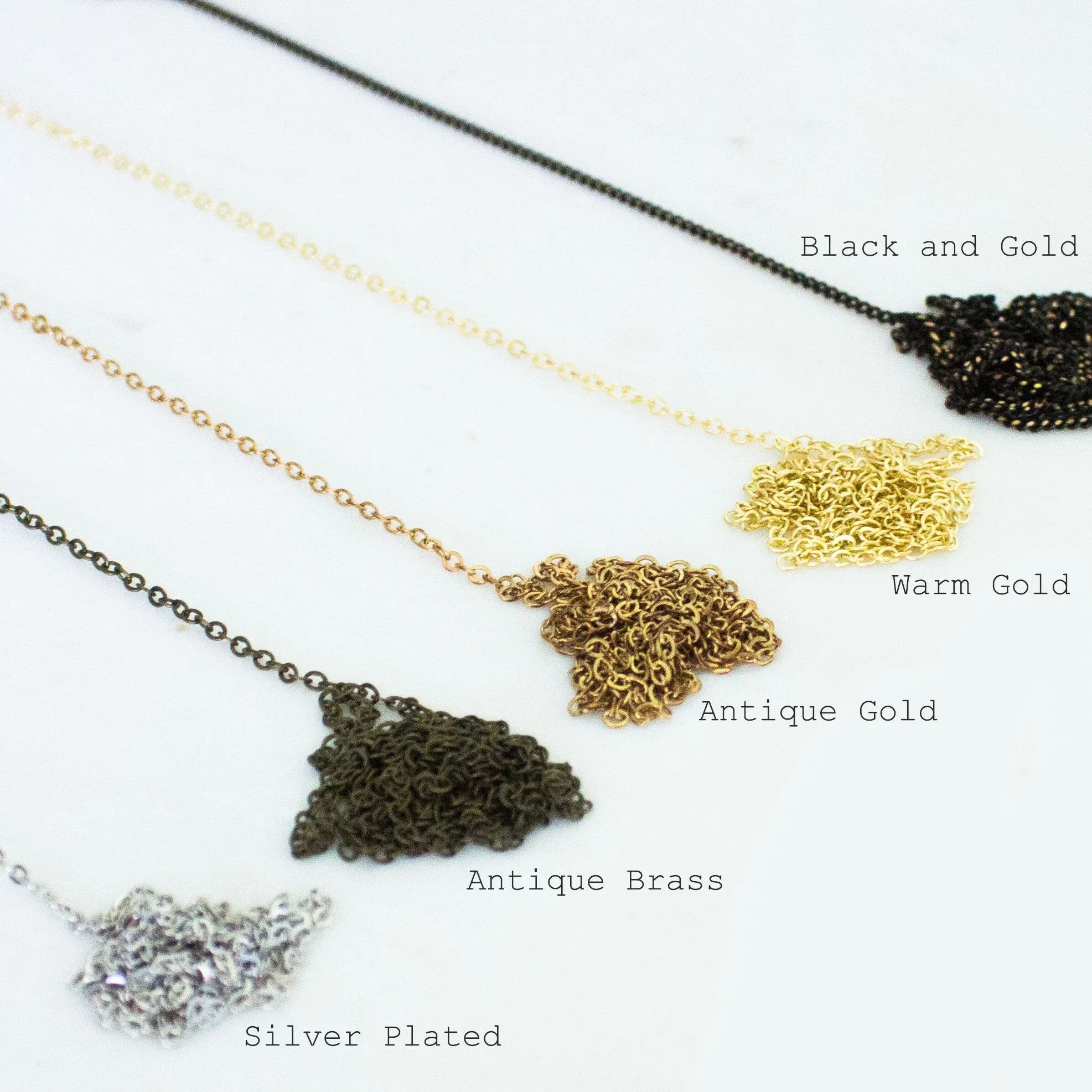 Crescent Moon Boho Statement Necklace