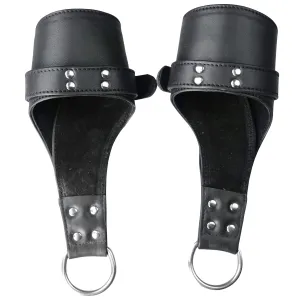 Cuff Suspension - Leather Black Hanging Restraints