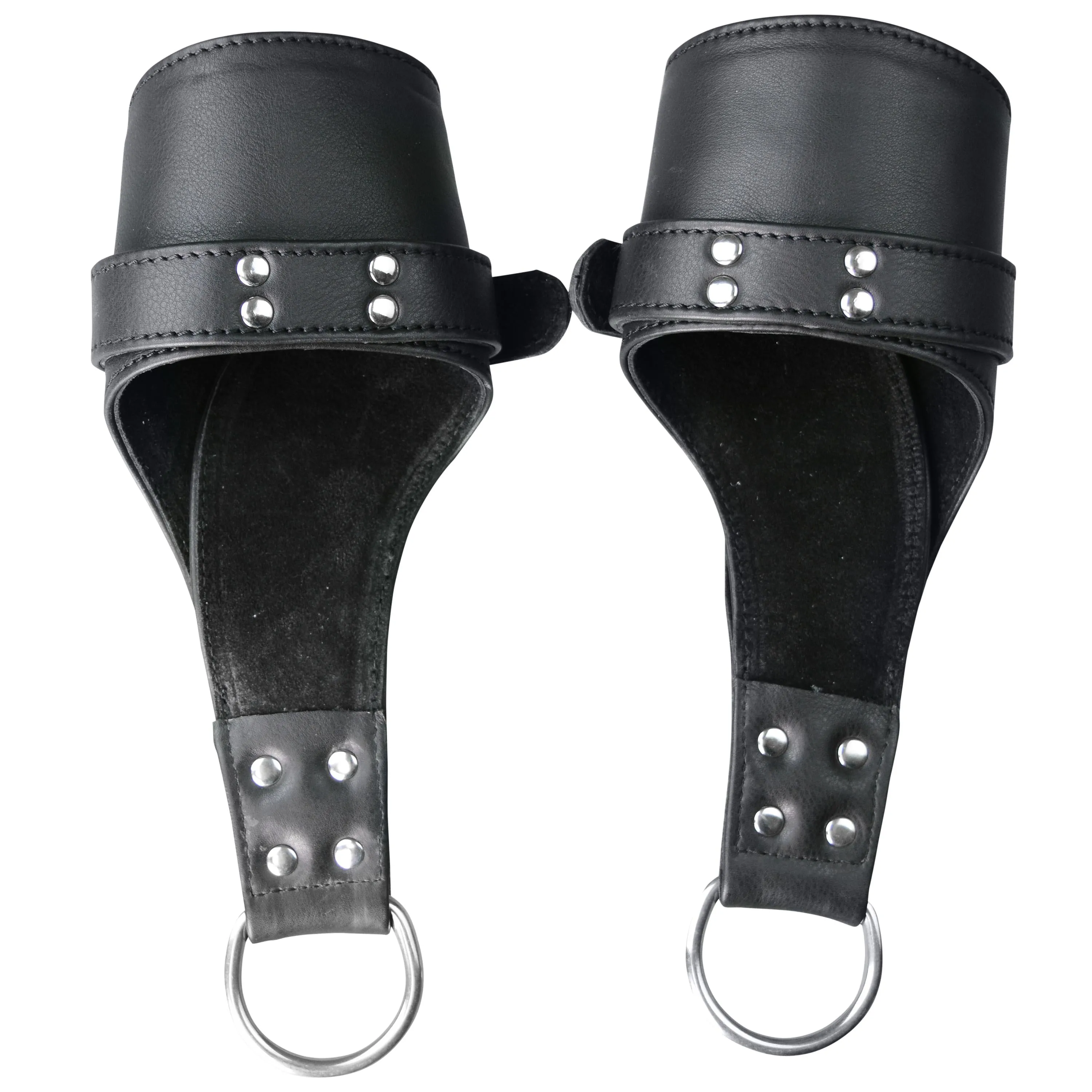 Cuff Suspension - Leather Black Hanging Restraints