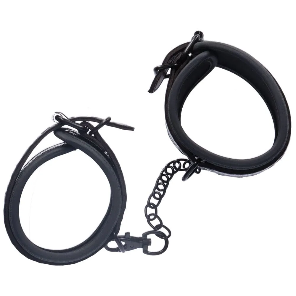 Dark Amour Leather Ankle Cuff Restraints