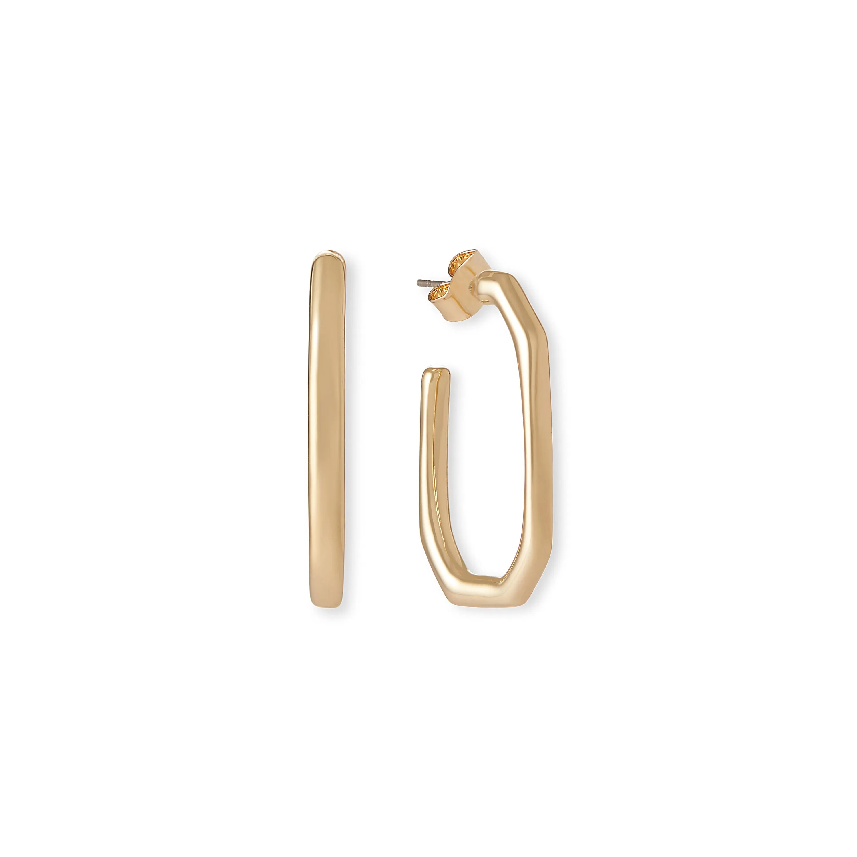 Dex Hoops in Gold