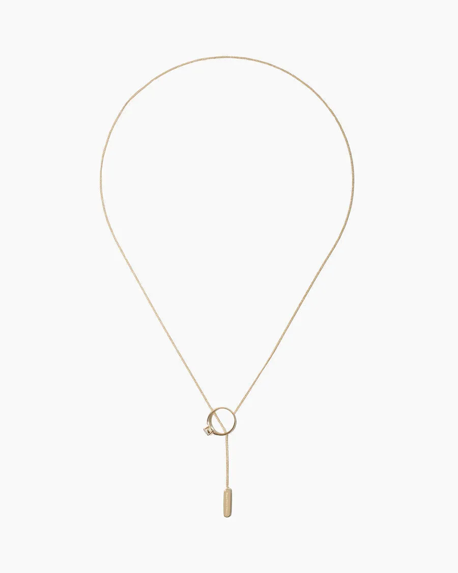 Diamond Ring Lariat
