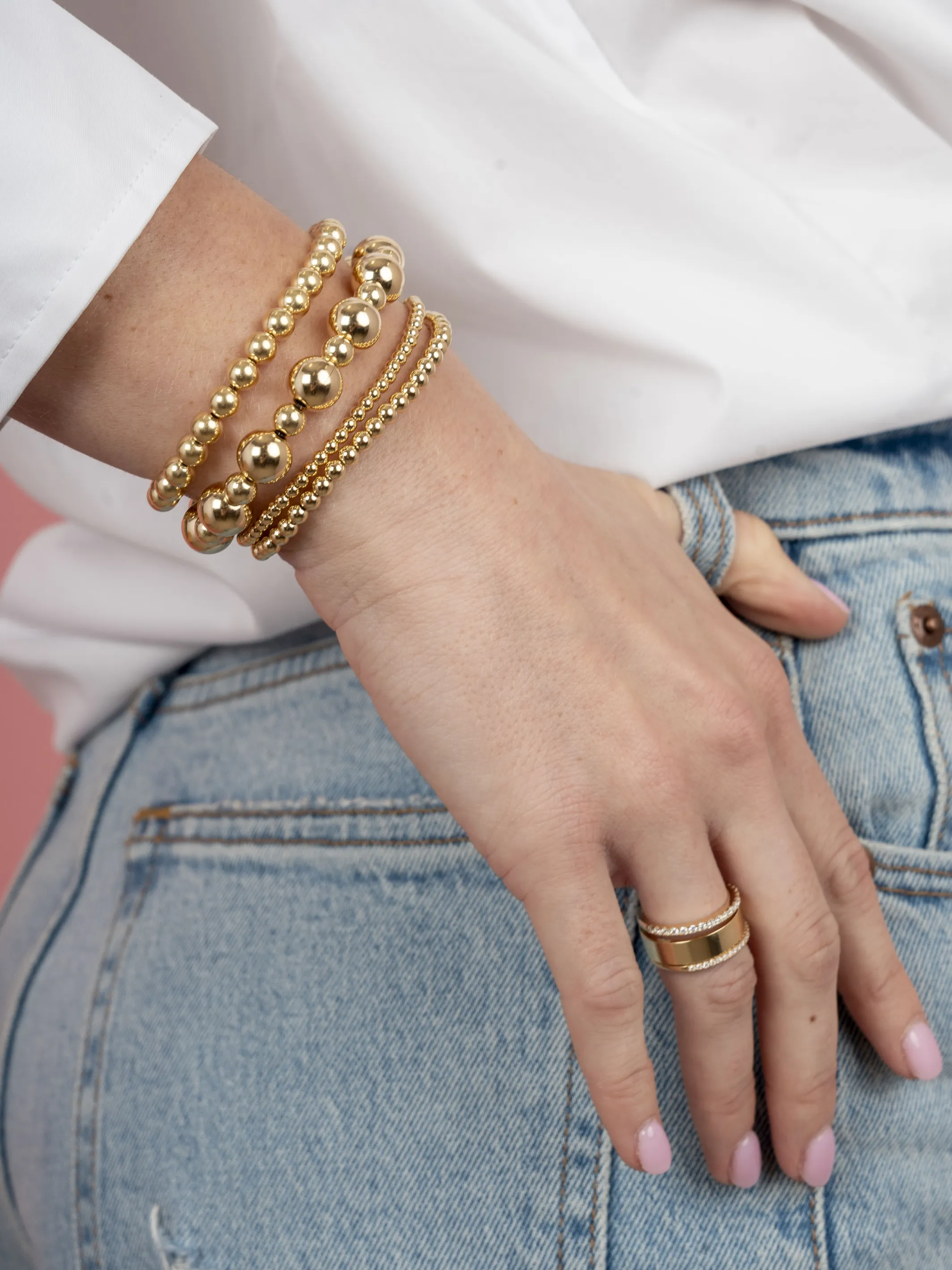 Double Bubble Stretch Bracelet