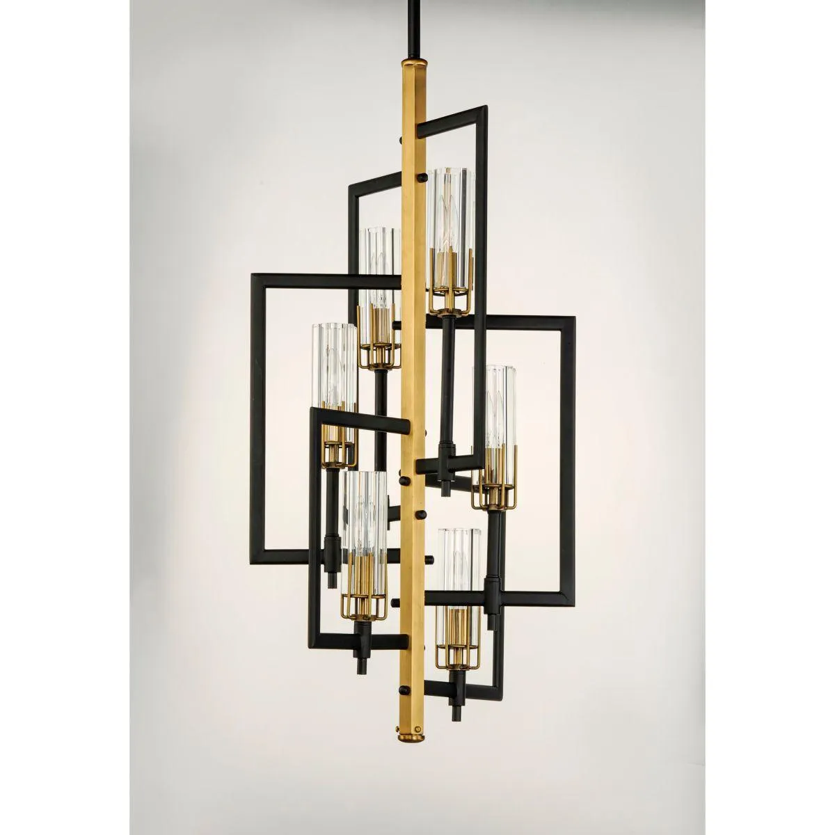 Flambeau 19 in. 6 Lights Pendant Light Black Finish