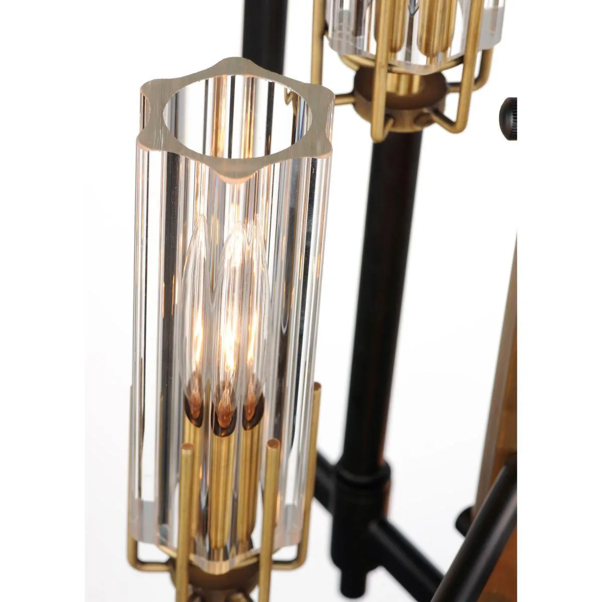 Flambeau 19 in. 6 Lights Pendant Light Black Finish