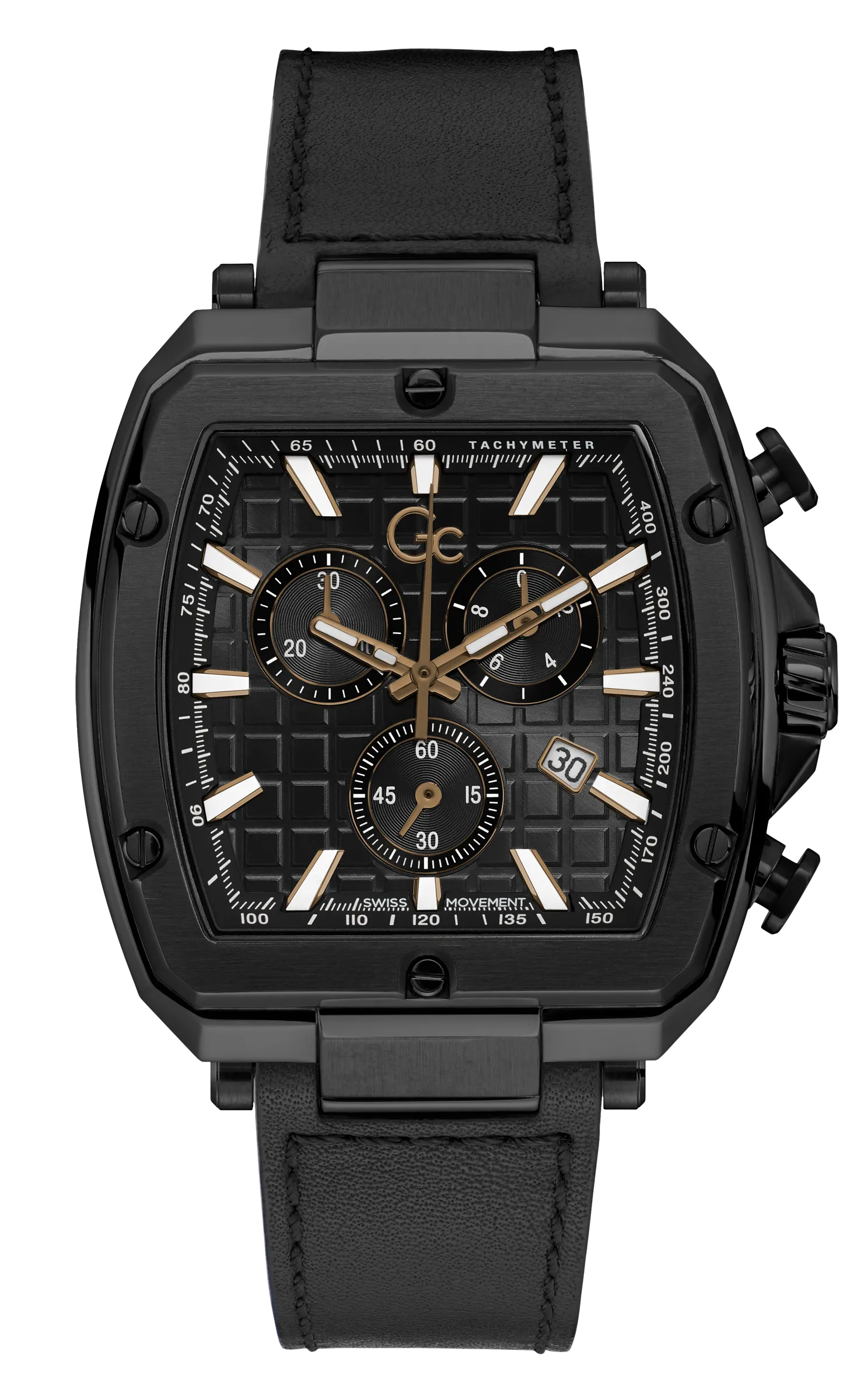 GC Black Dial Quartz Chronograph Men Watch - Y83003G2MF