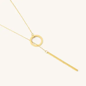 Gold Pull Through Lariat