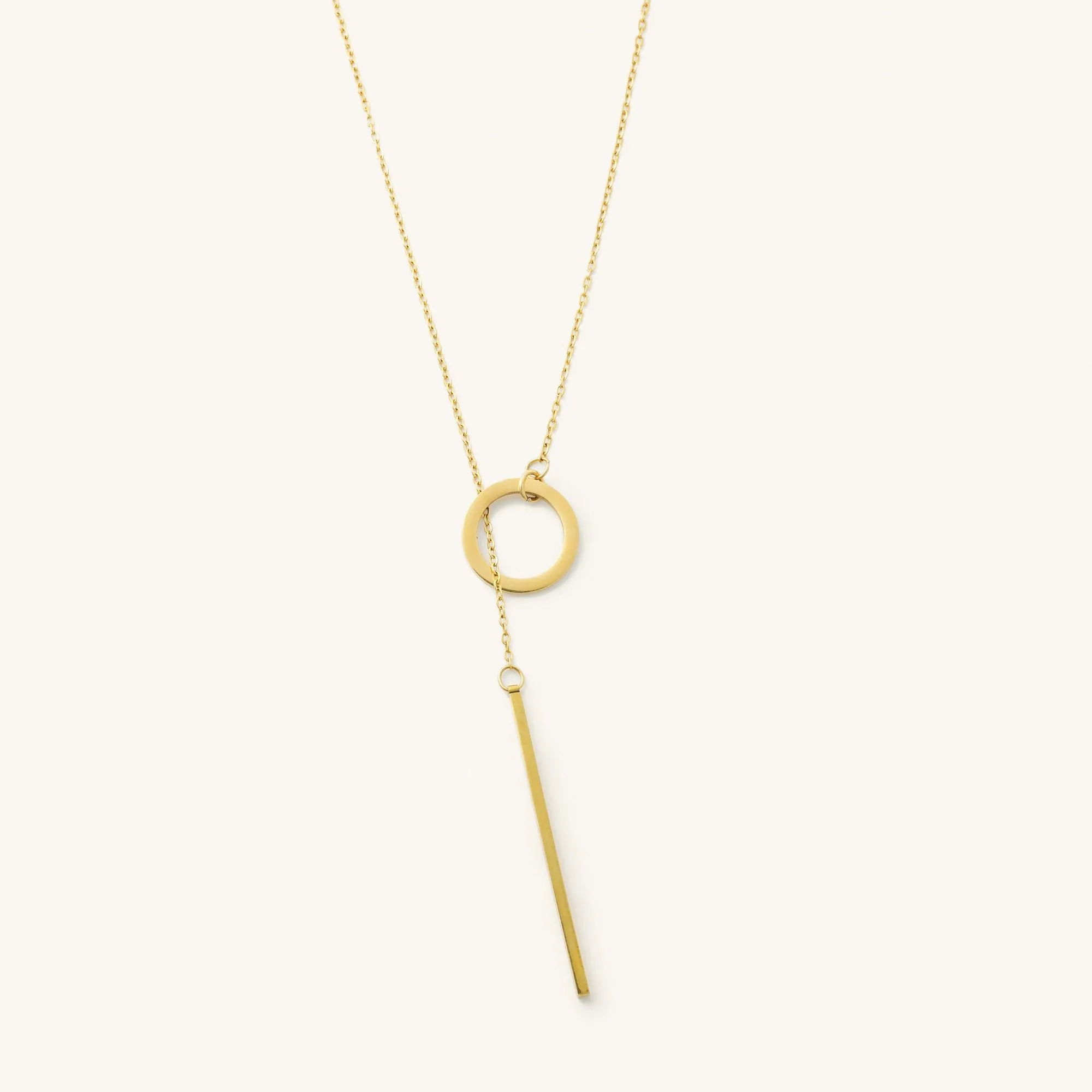 Gold Pull Through Lariat