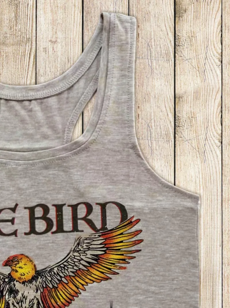 Graphic Tees for Women Summer Tank Tops Vacation Outfits for Women Country Concert Tops Summer Racer Back Tank Tops