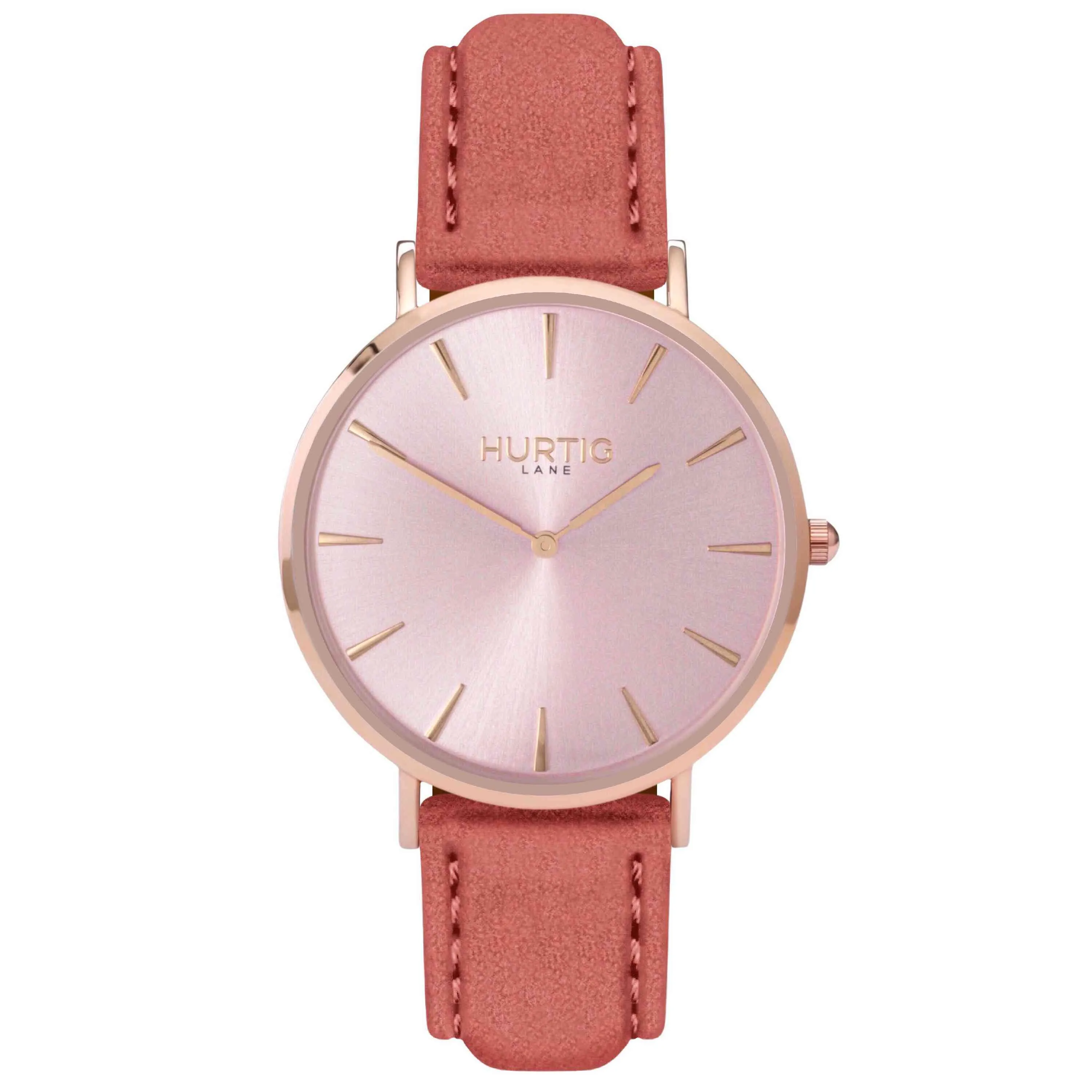 Hymnal Vegan Watch Tweed All Rose Gold & Grey