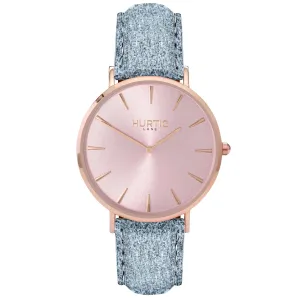 Hymnal Vegan Watch Tweed All Rose Gold & Grey