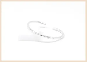 Journey Hammered Sterling Silver Cuff Bracelet