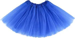 Kids Tutu Skirts 3 Layered Tulle, Fit Most 4-11 yrs Little & Big Girls for Dance Party Costume