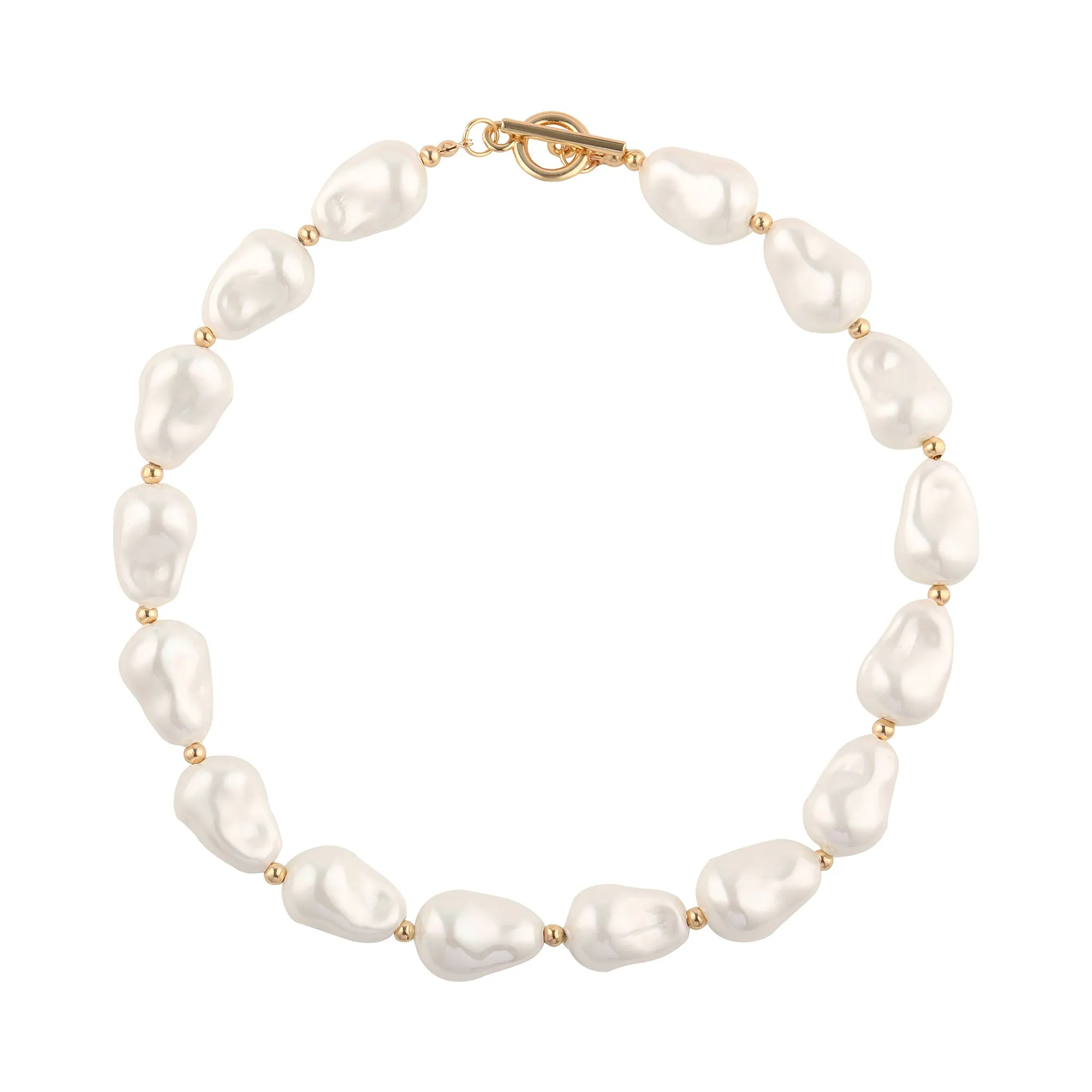Large Irregular Pearl Choker