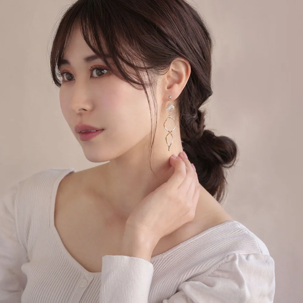 Long Drop Mismatched Earrings