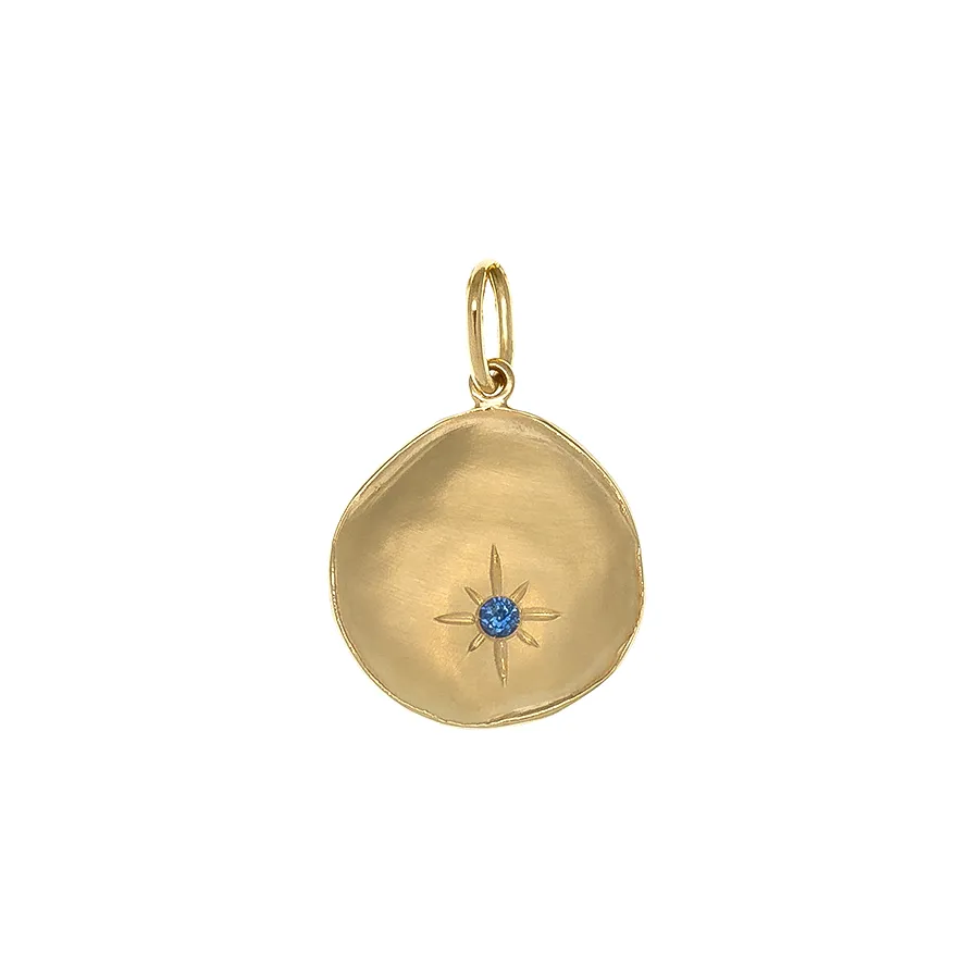 Luna' Single Star Coin Charm