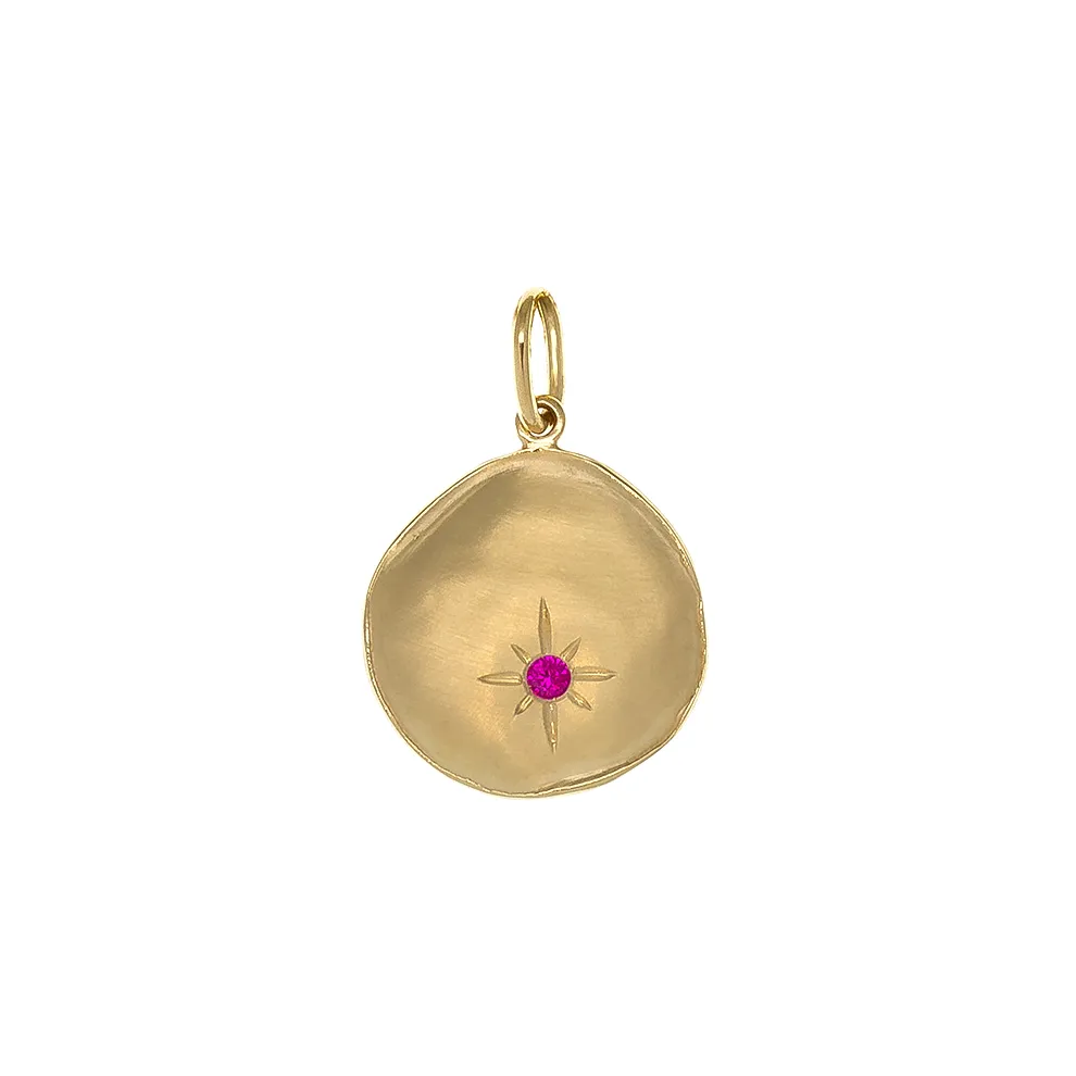 Luna' Single Star Coin Charm