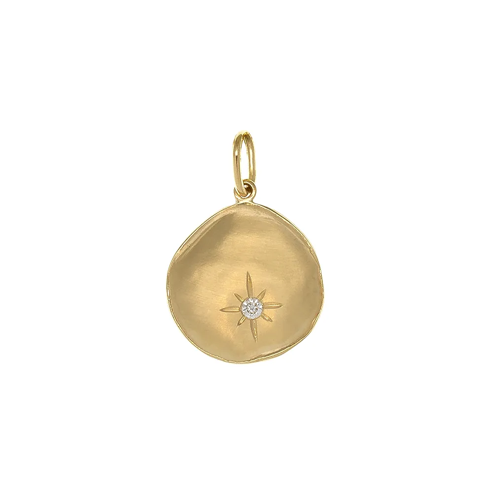 Luna' Single Star Coin Charm
