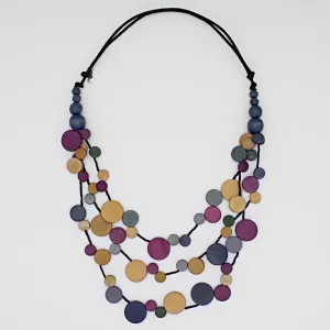 Mustard Multi Strand Millie Necklace