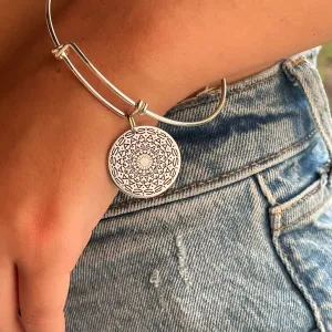 Namedala® - Sterling Silver Expandable Bangle Bracelet