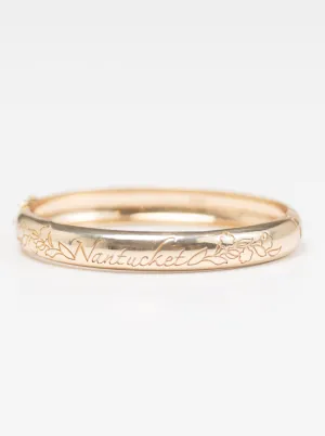 Nantucket Engraved Bangle