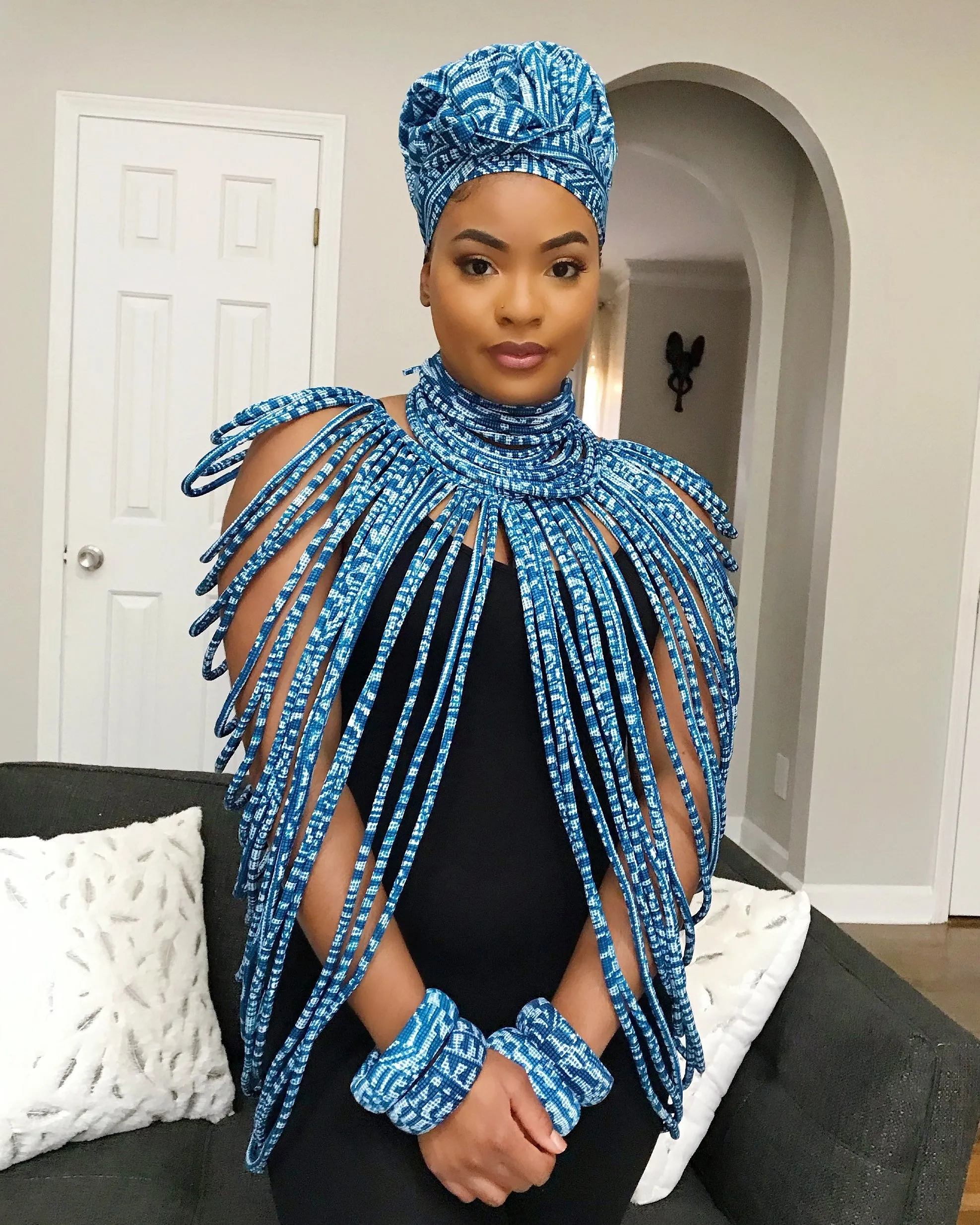 Ndop African Print 44 Strands Rope