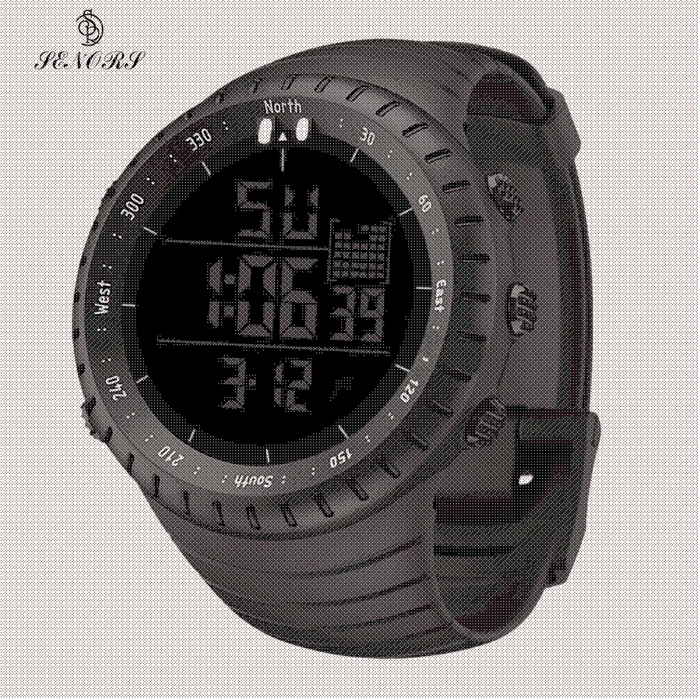 Outdoor Sport Digital Altimeter Military Watch