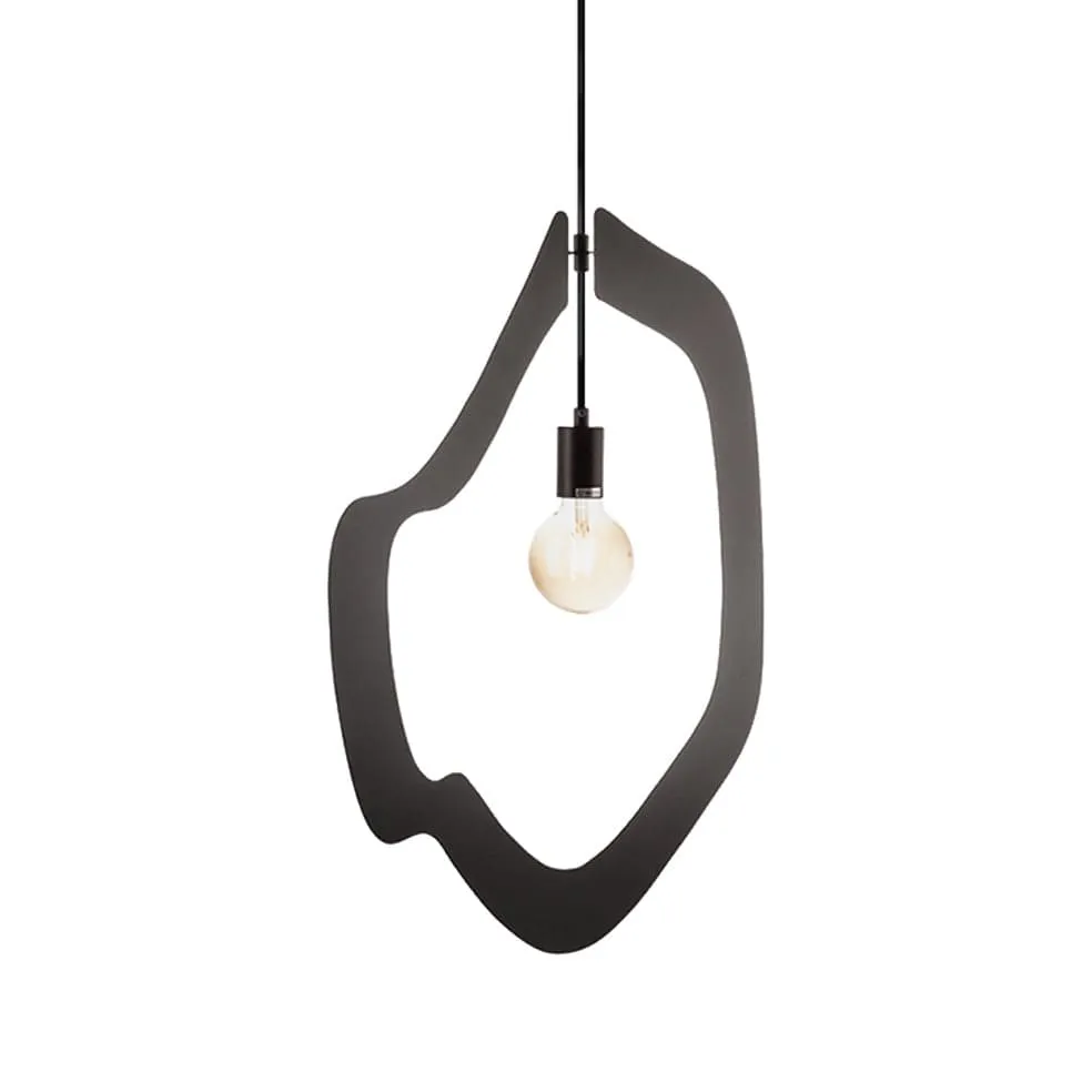 Outline Pendant Light | Black, Gold or Silver | 3 Sizes