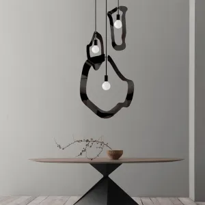 Outline Pendant Light | Black, Gold or Silver | 3 Sizes