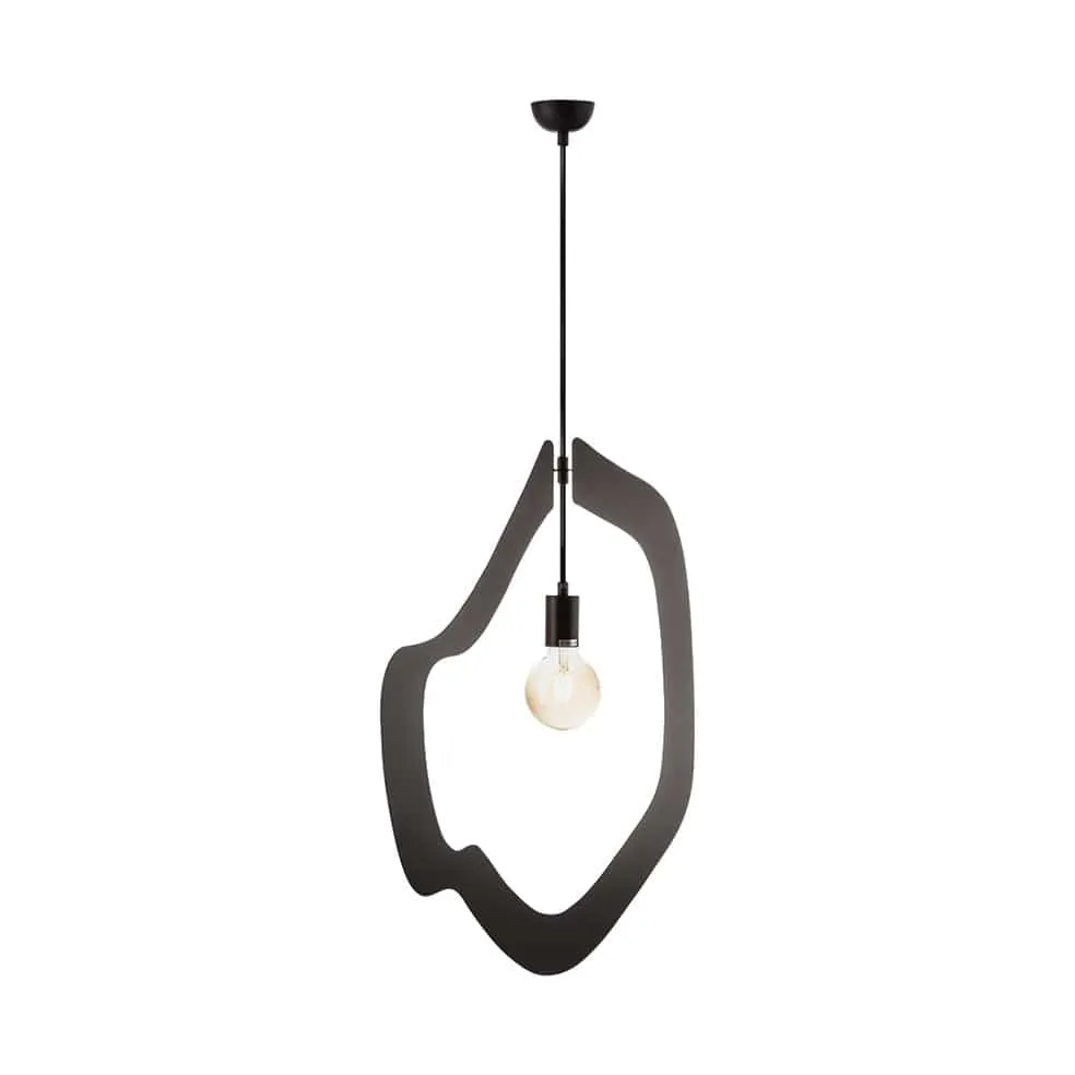 Outline Pendant Light | Black, Gold or Silver | 3 Sizes