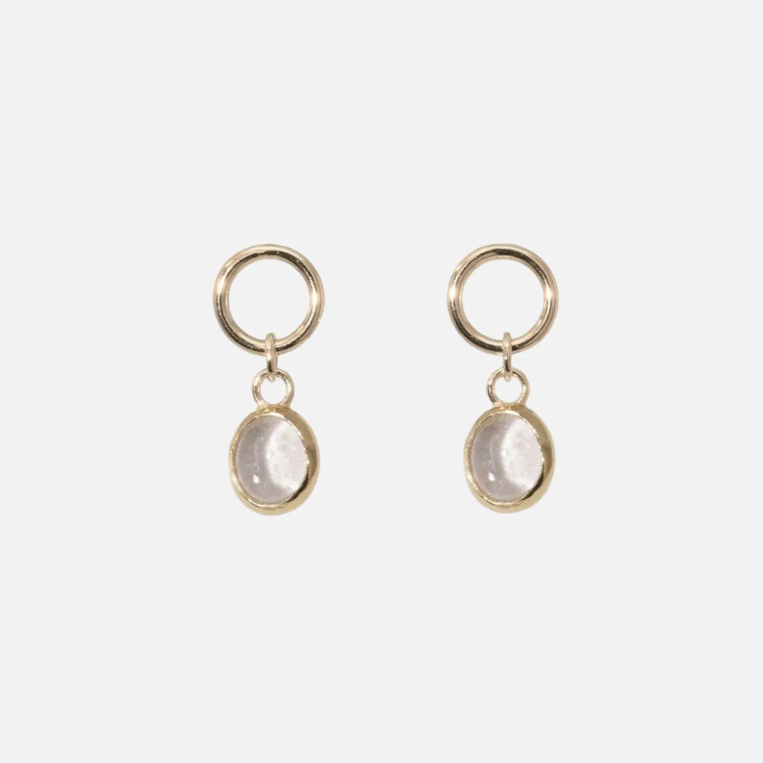 Oval Dangling Earrings