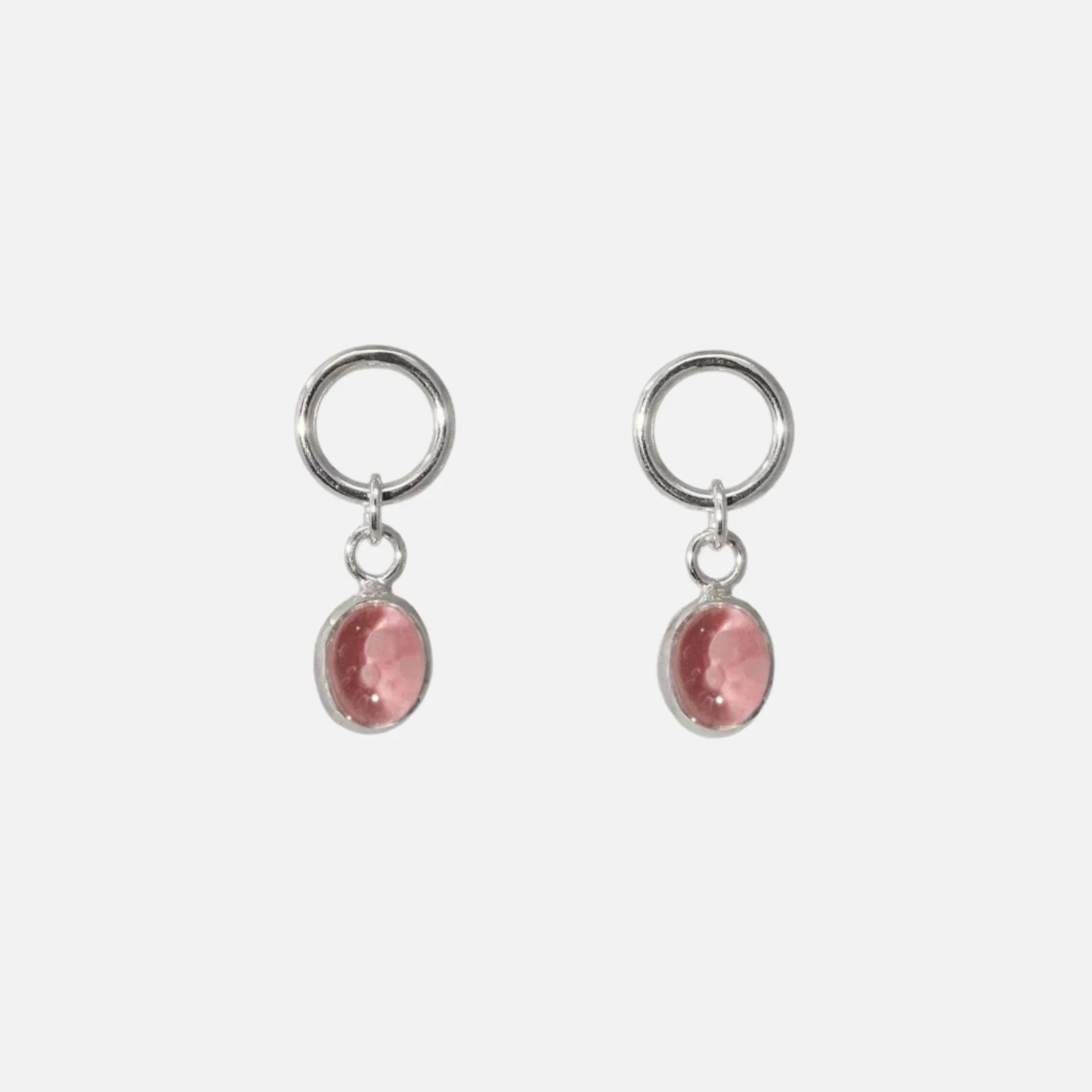 Oval Dangling Earrings
