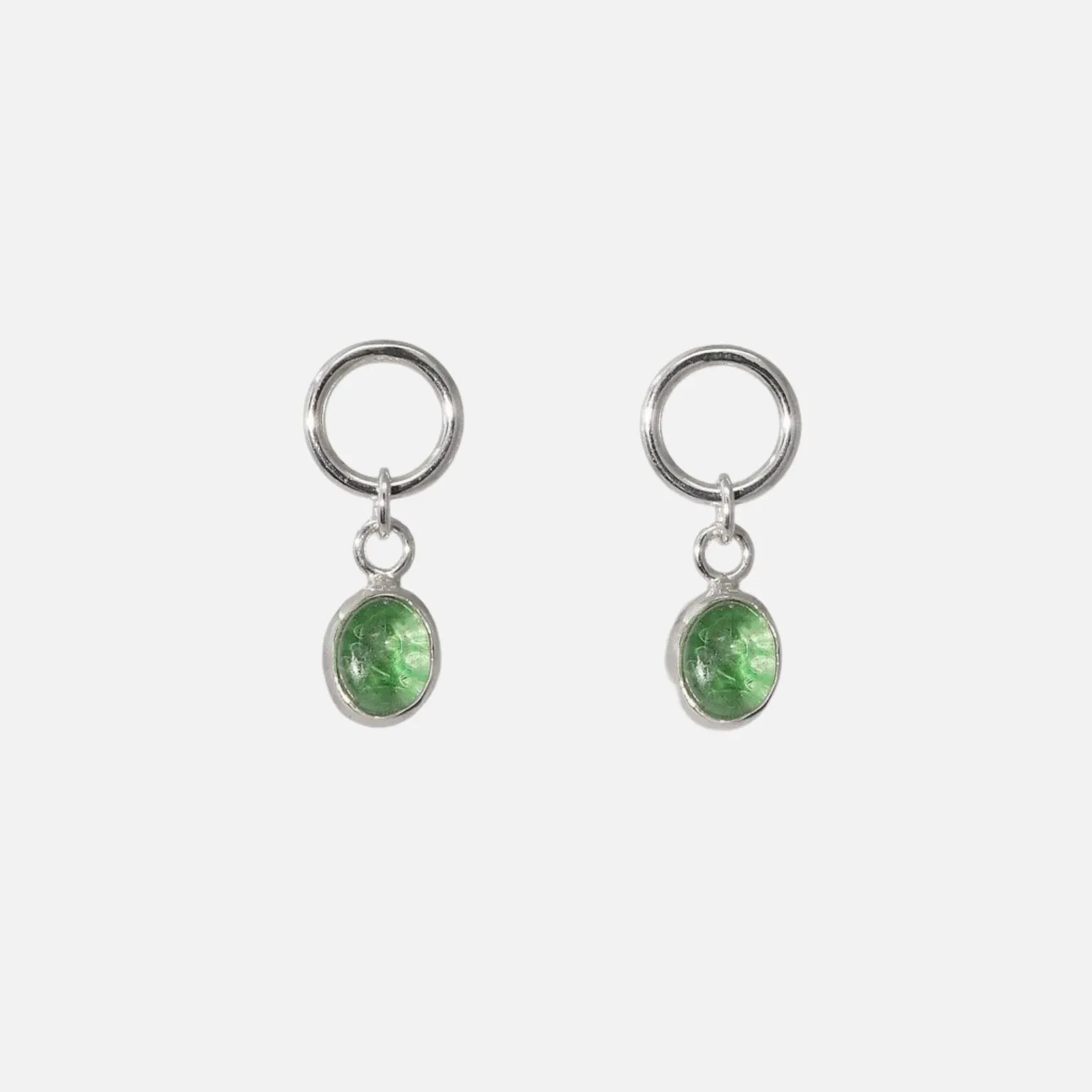 Oval Dangling Earrings