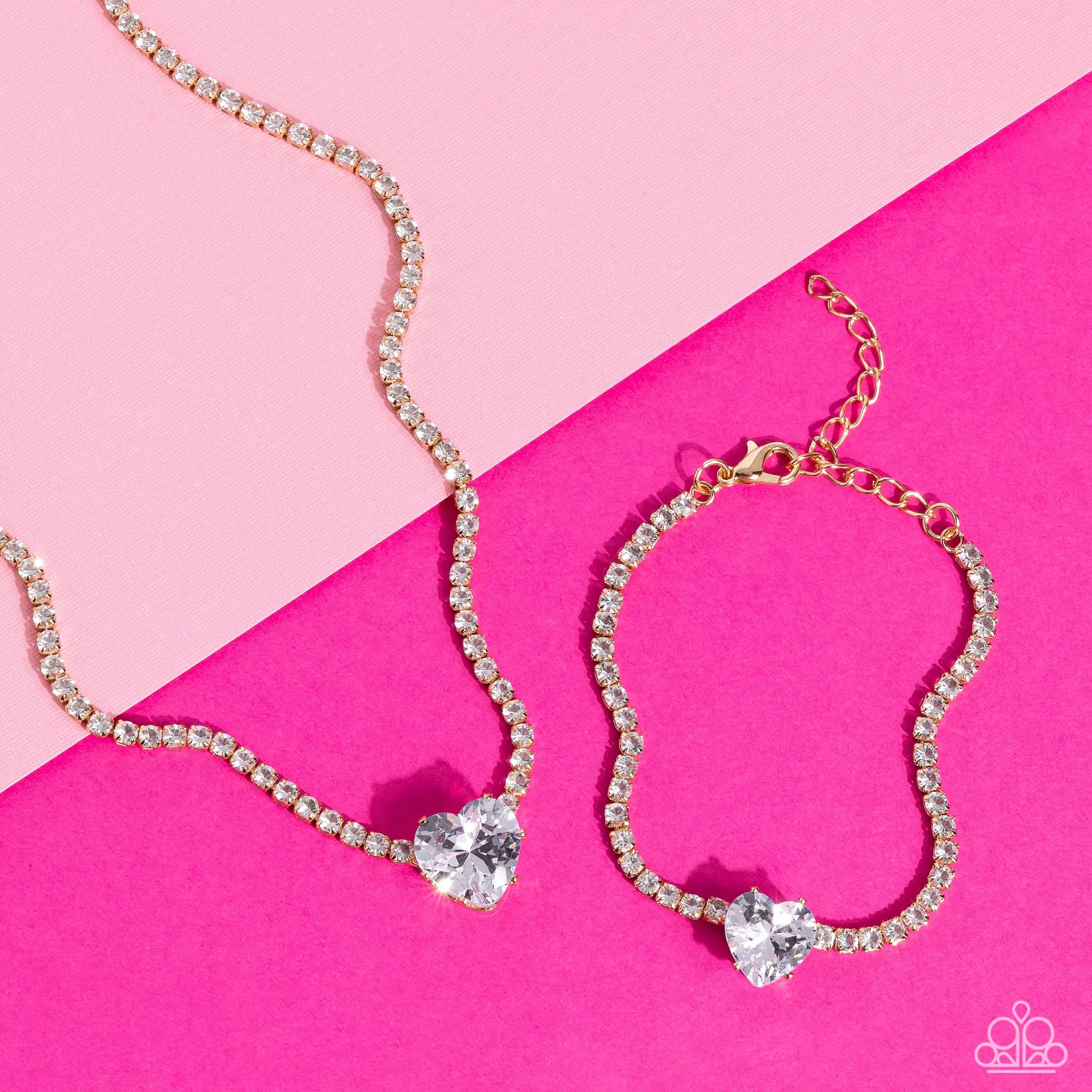 PAPARAZZI Flirty Fiancé - Gold CHOKER