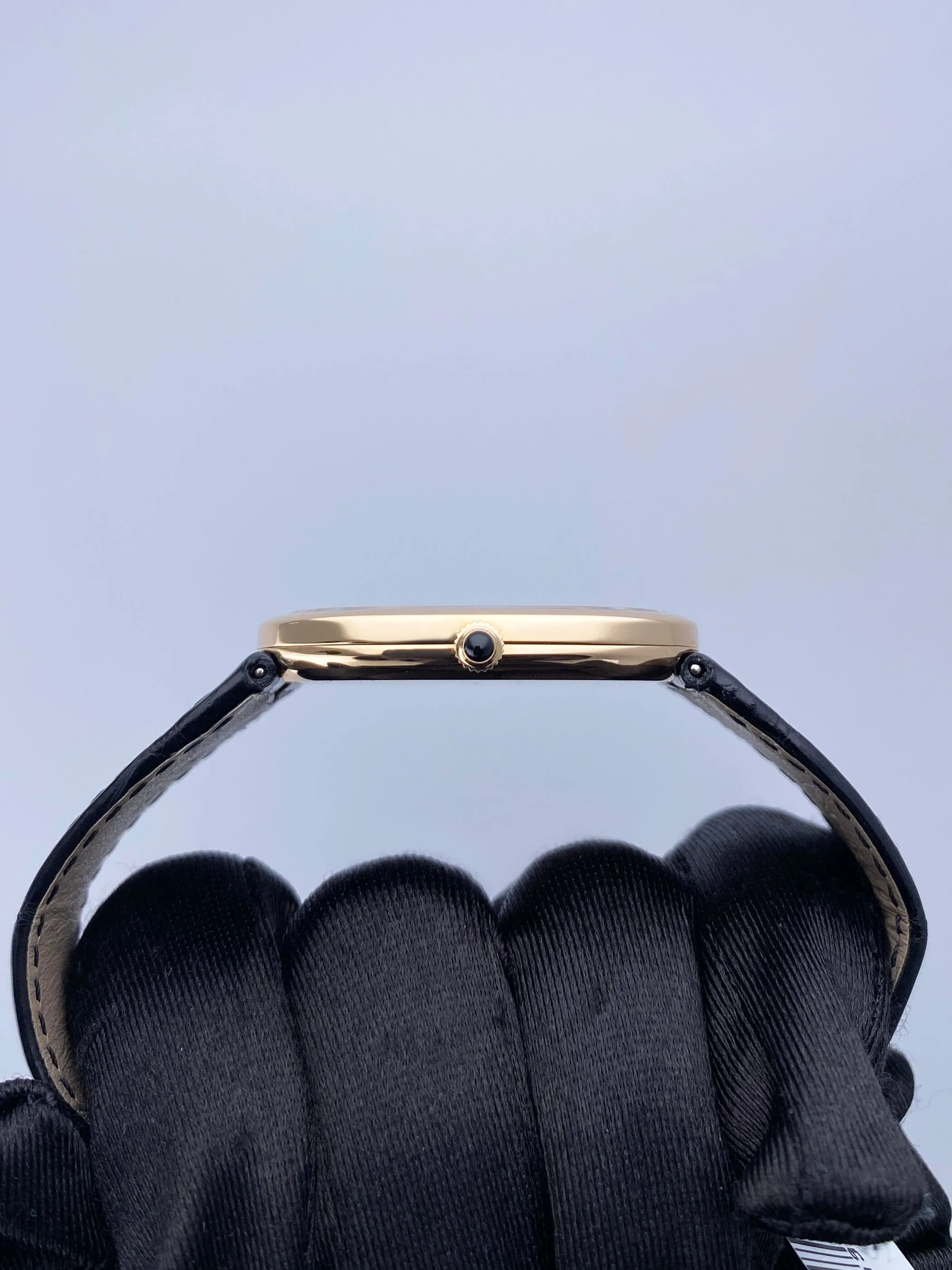 Patek Philippe Golden Ellipse 5738R Black Dial Mens Watch Box Papers