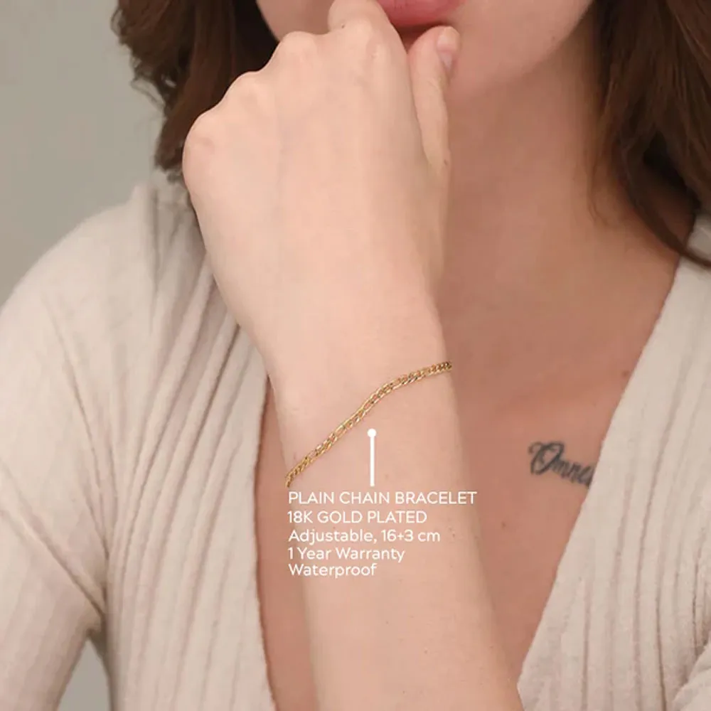 Plain Chain Bracelet