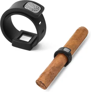 Premium Magnetic Cigar Holder for Golf Cart with Adjustable Cigar Clip (Fits 38-60 Ring Gauge), Portable Golf Cart Cigar Holder with Hands-Free Design for Fishing, Grilling & Outdoor Activities1pack