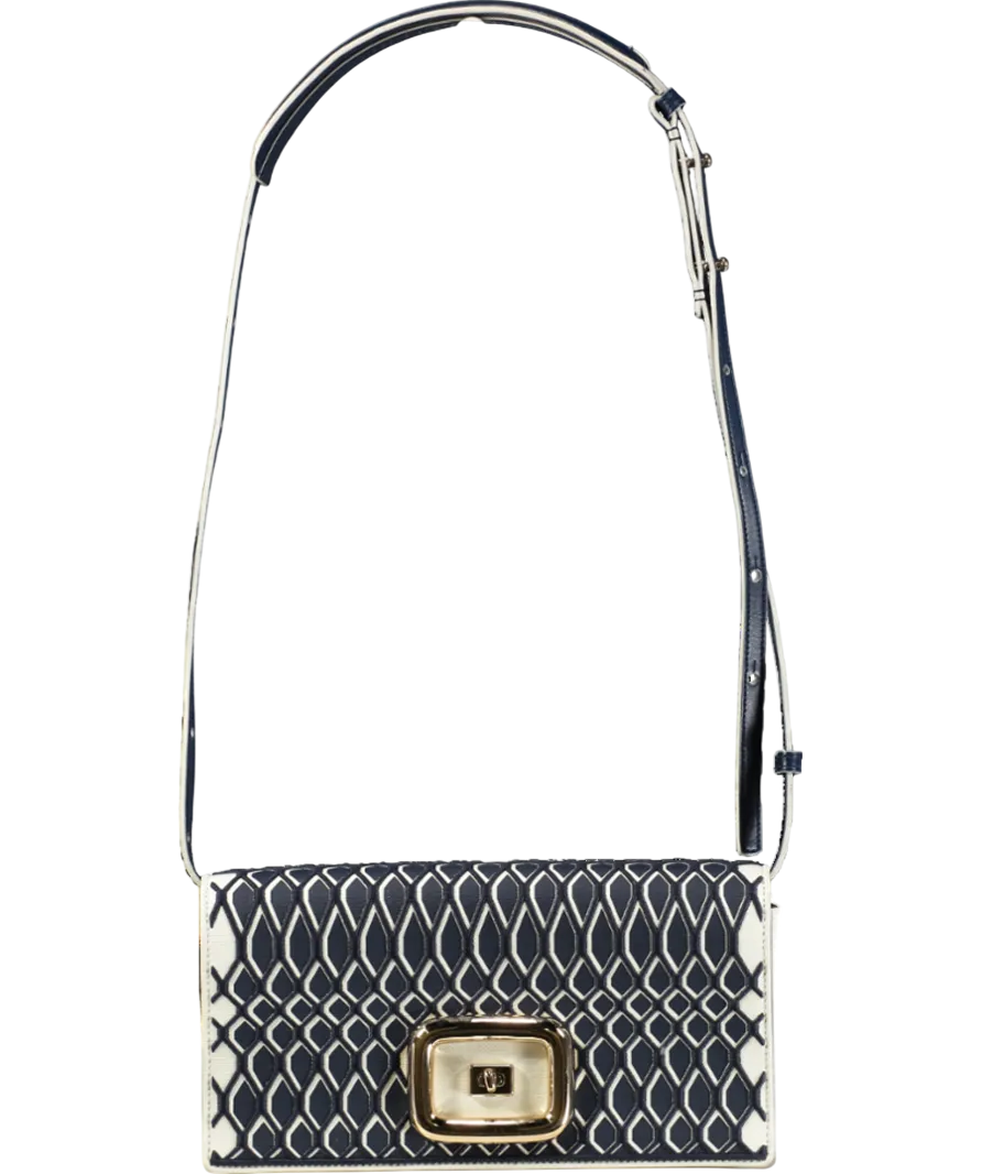 Roger Vivier Blue Viv Choc Illusion Logo Bag One Size