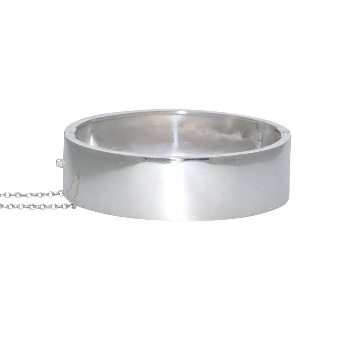 Silver Engraved Bangle