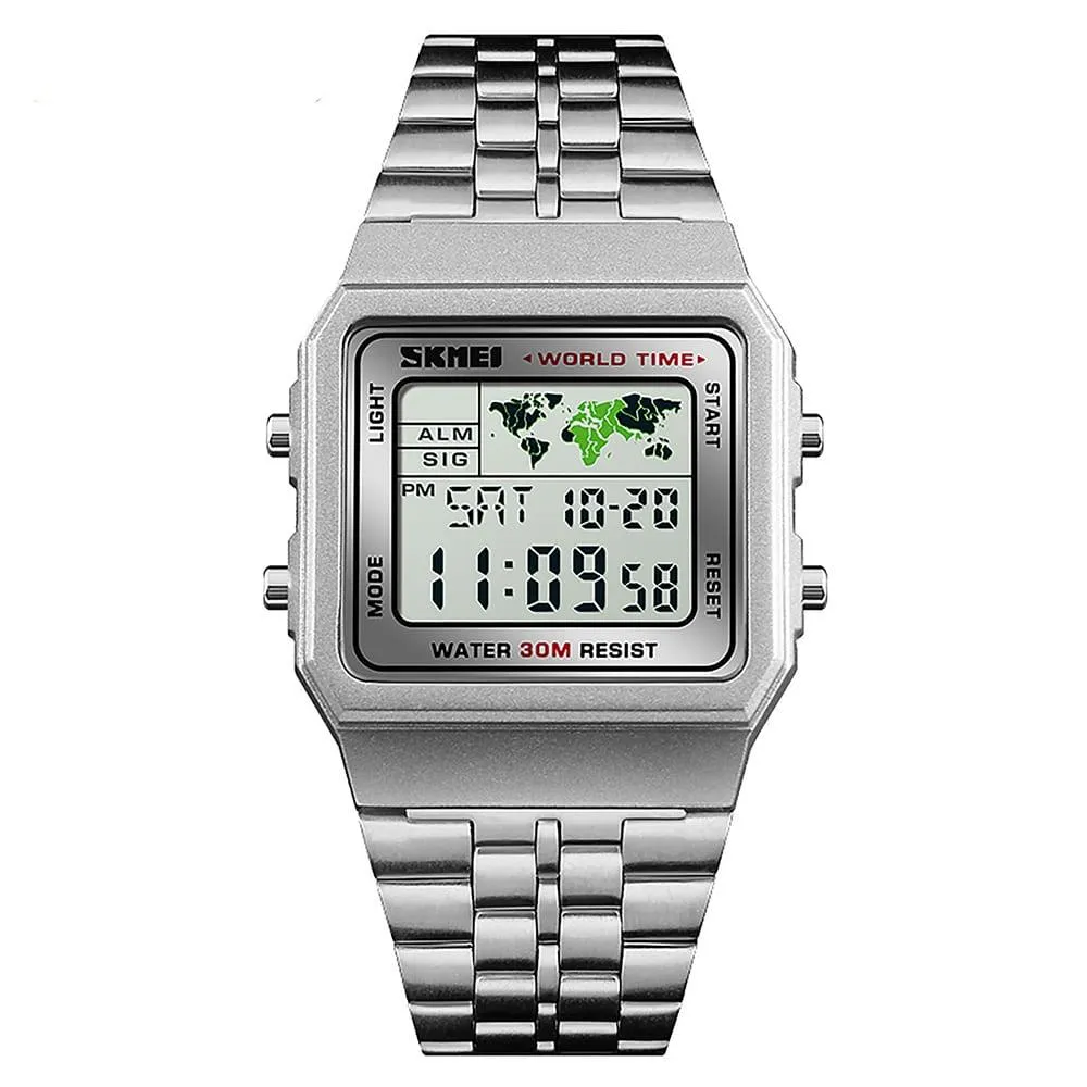 Skmei 1338 Original world clock digital sport watch for Men, Women