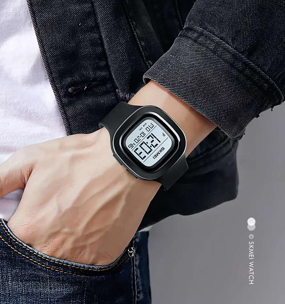 Skmei 1580 Original Digital Sport watch For Men & women Square Dial